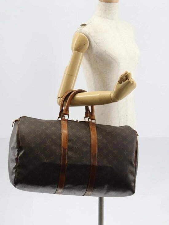 Louis Vuitton Handbags - LOUIS VUITTON Monogram Keepall 45 Boston Bag M41428 LV Auth